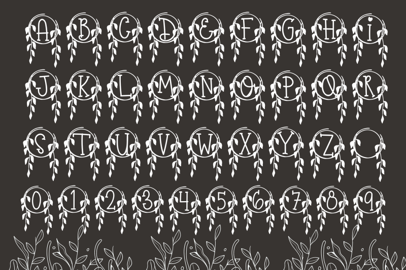 fern-circle-boho-monogram