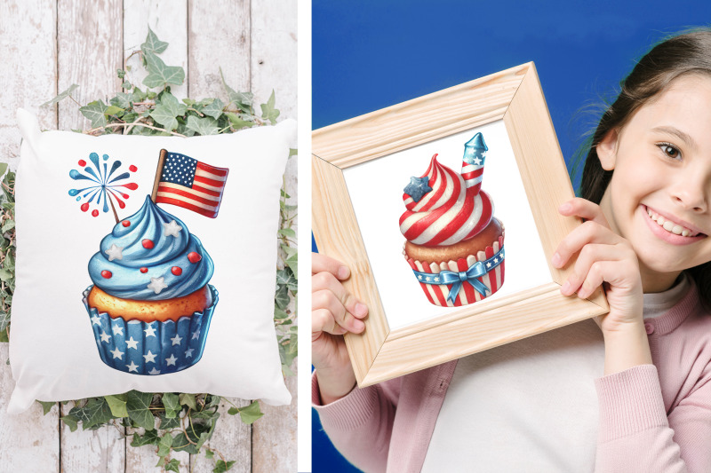 35-patriotic-watercolor-cupcake-set