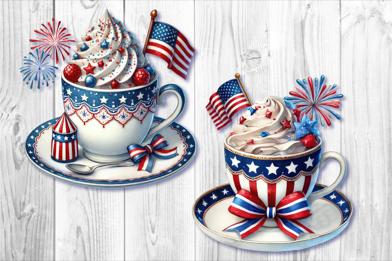 watercolor-4th-of-july-coffee-cups