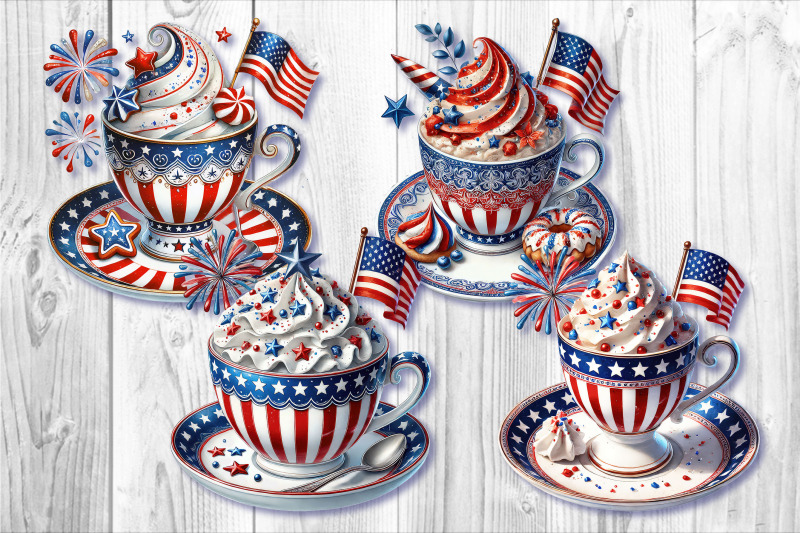 watercolor-4th-of-july-coffee-cups