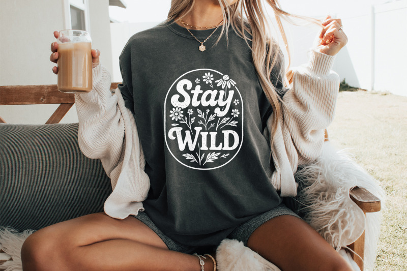 stay-wild-png-boho-png-floral-design-wildflower-botanical-shirt-art