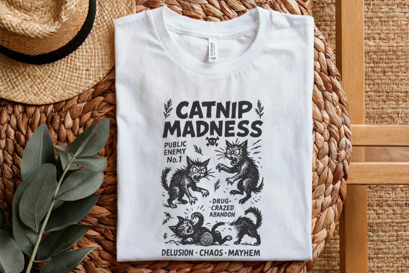catnip-madness-png-funny-cat-lover-vintage-cat-design-crazy-cat-blac