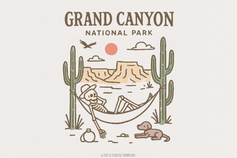 grand-canyon-national-park-png-skeleton-hammock-desert-png-vintage-w