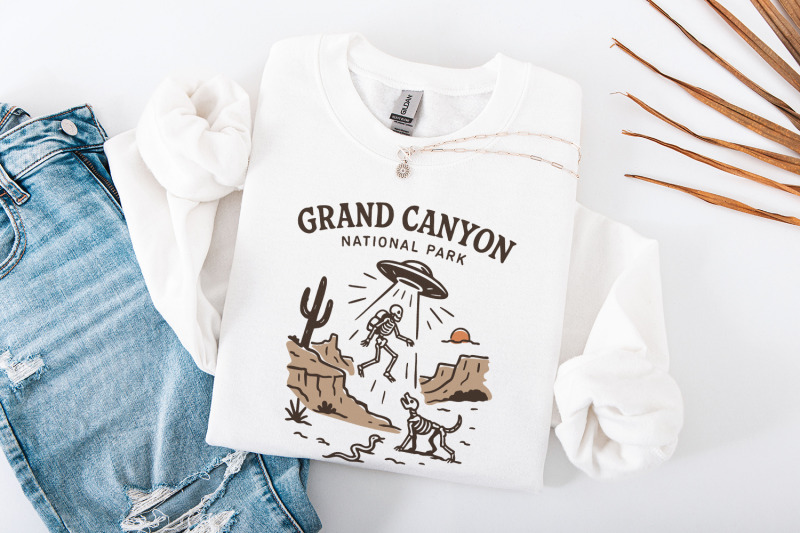 grand-canyon-national-park-ufo-skeleton-png-t-shirt-alien-abduction-d