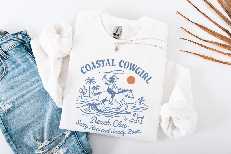 coastal-cowgirl-beach-club-png-retro-western-cowgirl-png-beach-summe