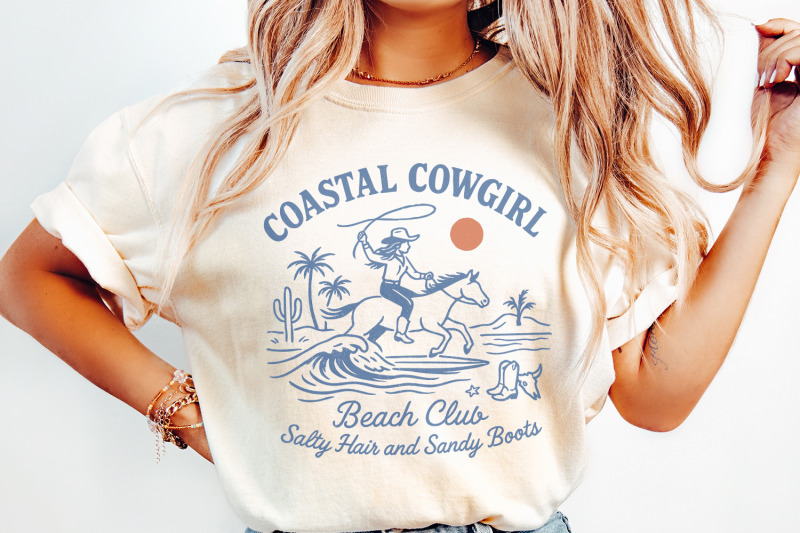 coastal-cowgirl-beach-club-png-retro-western-cowgirl-png-beach-summe