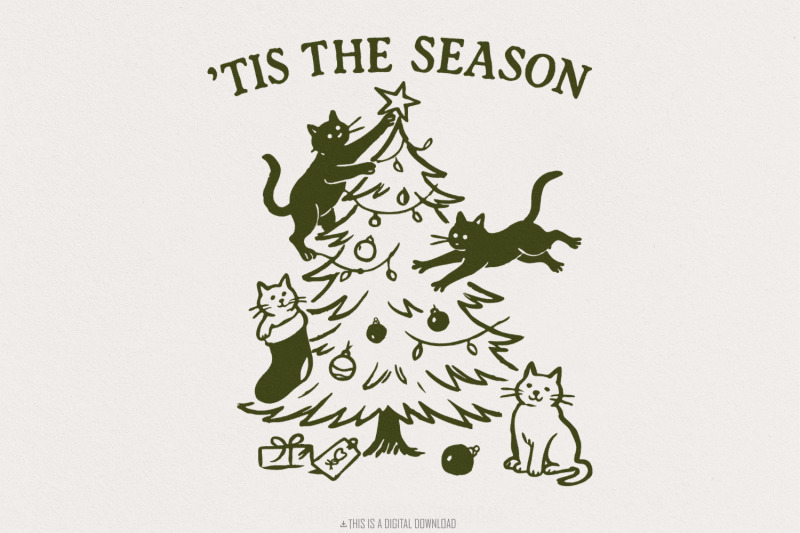 tis-the-season-cat-christmas-png-digital-download-funny-holiday-tree