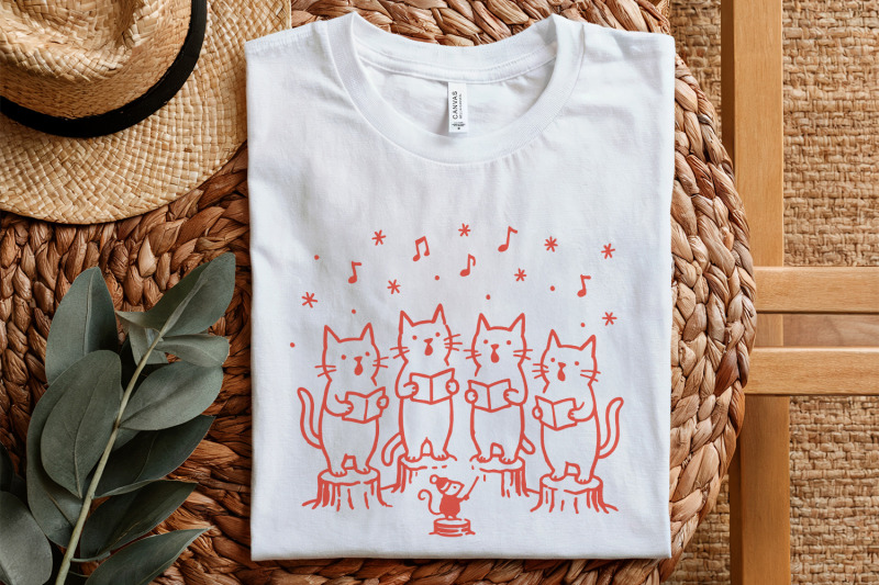 singing-cat-choir-png-whimsical-christmas-cat-carolers-clipart-cute