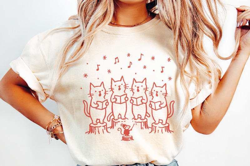 singing-cat-choir-png-whimsical-christmas-cat-carolers-clipart-cute
