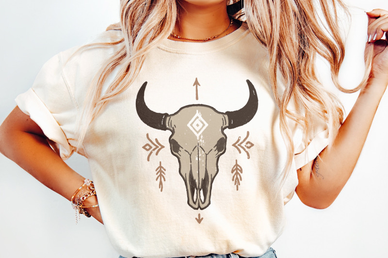 boho-bull-skull-png-western-skull-png-art-tribal-geometric-southwest