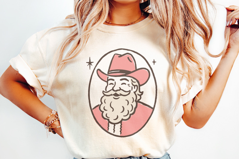cowboy-png-western-png-christmas-png-vintage-santa-retro-holiday-a