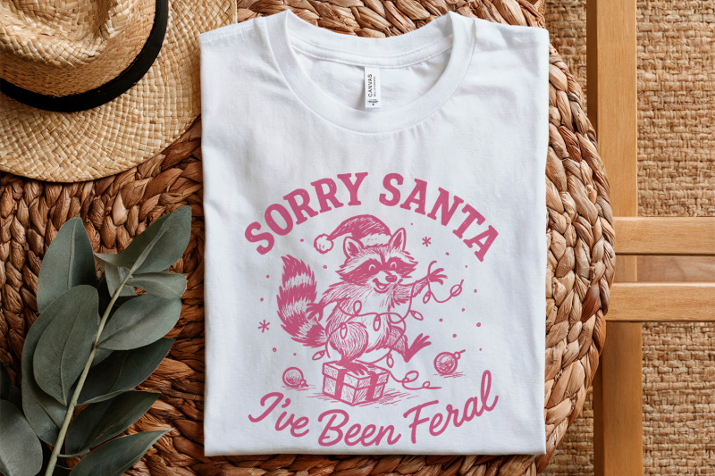 sorry-santa-ive-been-feral-png-christmas-raccoon-funny-holiday-shirt