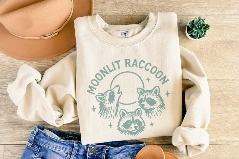 moonlit-raccoon-png-woodland-animals-clipart-raccoon-png-art-forest