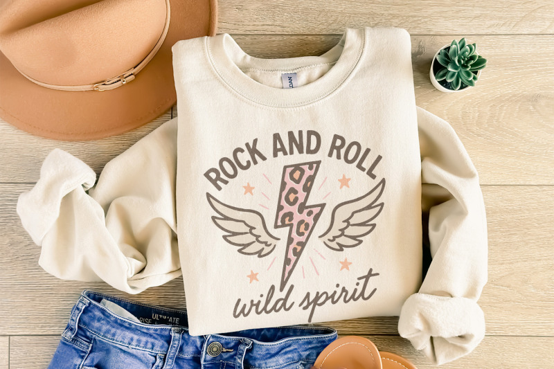 rock-and-roll-wild-spirit-png-retro-lightning-bolt-leopard-print-png