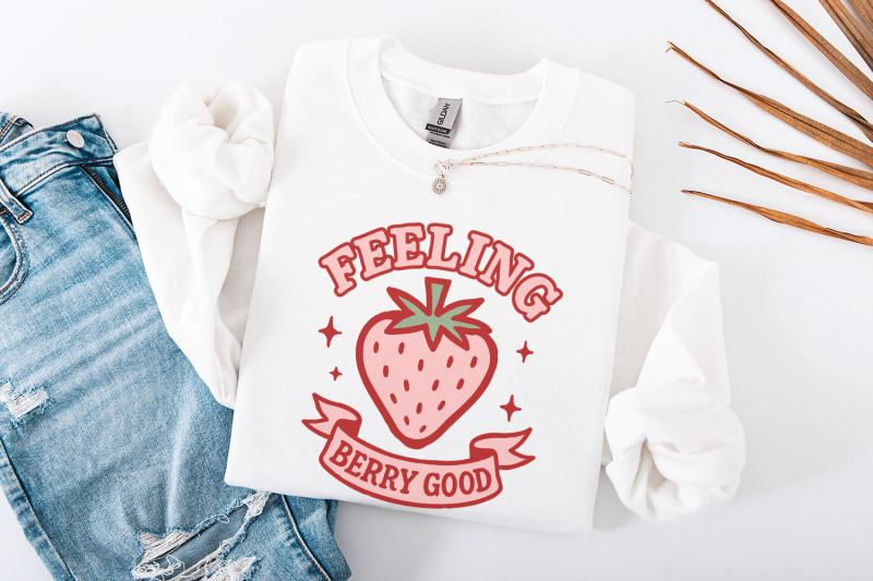 feeling-berry-good-png-retro-strawberry-digital-download-cute-summer