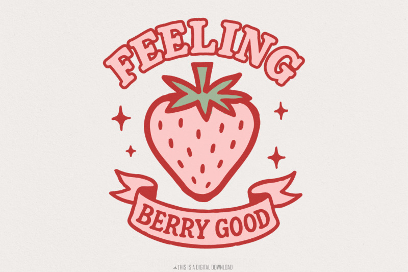 feeling-berry-good-png-retro-strawberry-digital-download-cute-summer