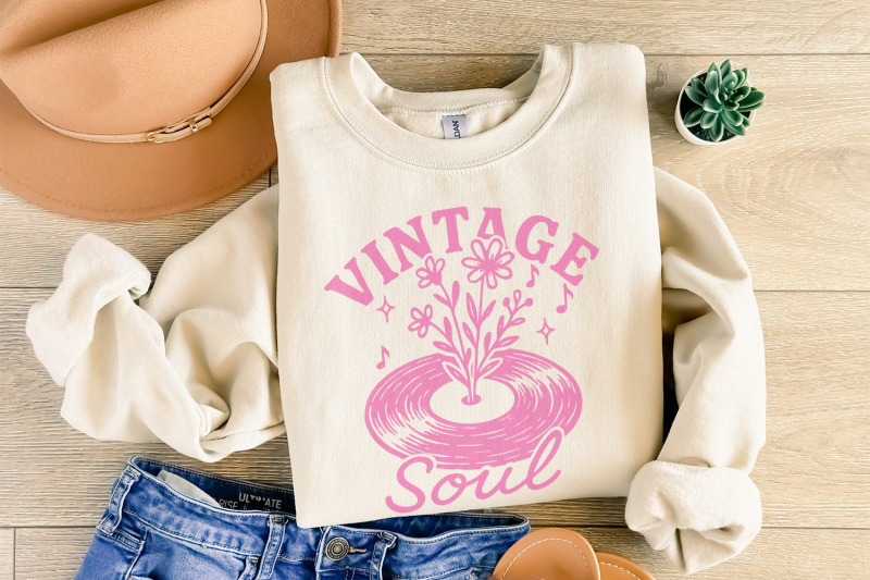 vintage-soul-png-retro-floral-music-record-shirt-png-flower-vinyl-di