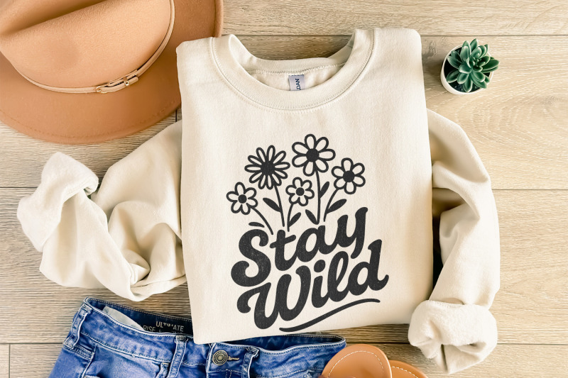 stay-wild-png-retro-wildflower-png-flower-shirt-png-hand-drawn-flor