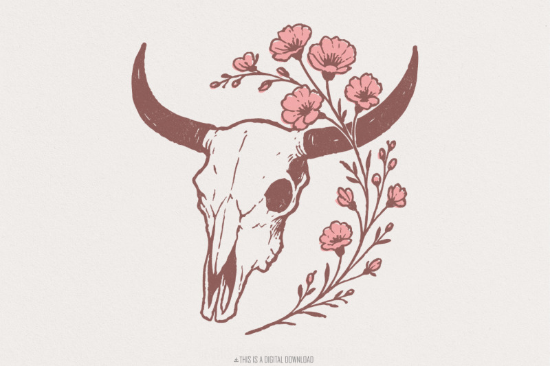 boho-western-skull-png-floral-horns-tumbler-png-digital-download-mot