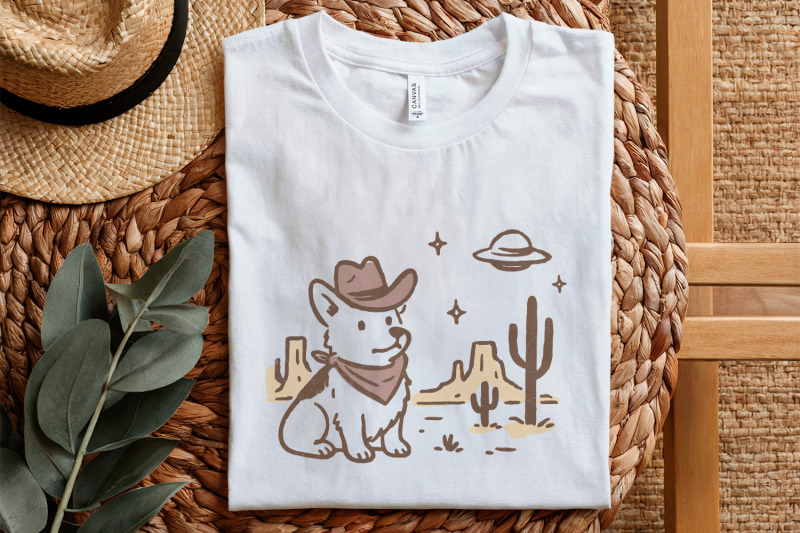 retro-corgi-cowboy-in-desert-cute-dog-with-bandana-ufo-western-scene