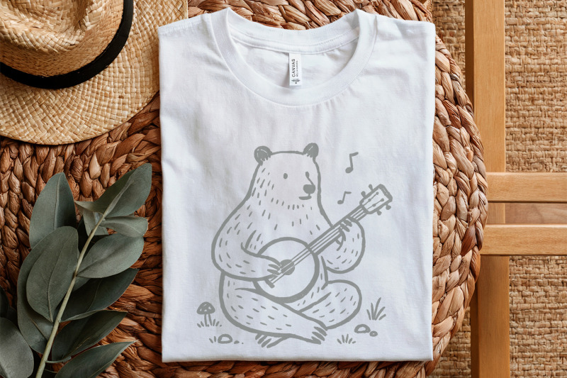 bear-playing-banjo-png-cute-animal-music-illustration-png-woodland-f