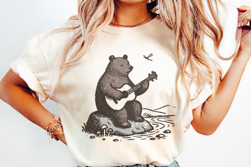 bear-with-guitar-png-guitarist-bear-unique-animal-playing-guitar-art
