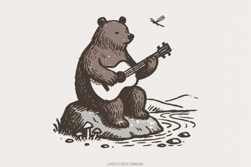 bear-with-guitar-png-guitarist-bear-unique-animal-playing-guitar-art