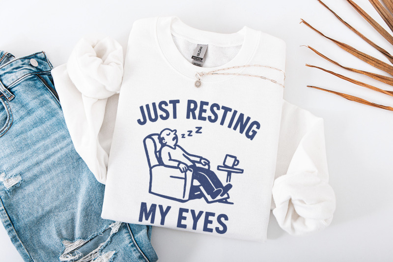 just-resting-my-eyes-png-funny-dad-digital-download-humorous-nap-tir