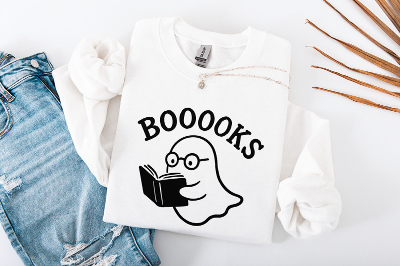booooks-ghost-reading-png-cute-halloween-book-lover-png-funny-bookis