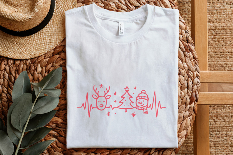 heartbeat-christmas-png-cute-reindeer-snowman-and-christmas-tree-min