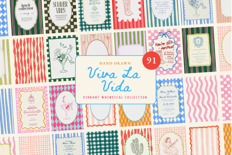 viva-la-vida-whimsical-frame-art-collection