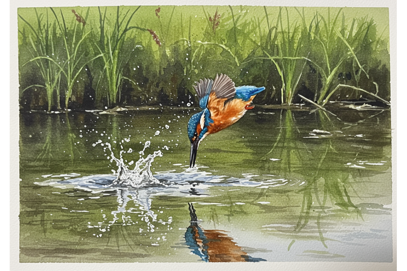 a-kingfisher