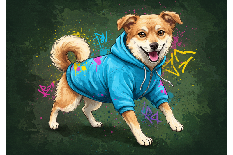 dog-wearing-a-hoodie