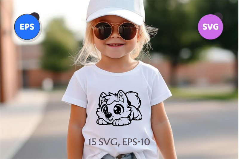 cute-lying-wolf-cub-svg