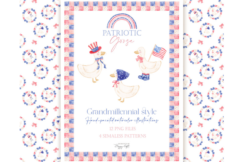 4th-of-july-patriotic-goose-watercolor-clipart