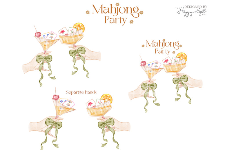 mahjong-cocktail-party-clipart