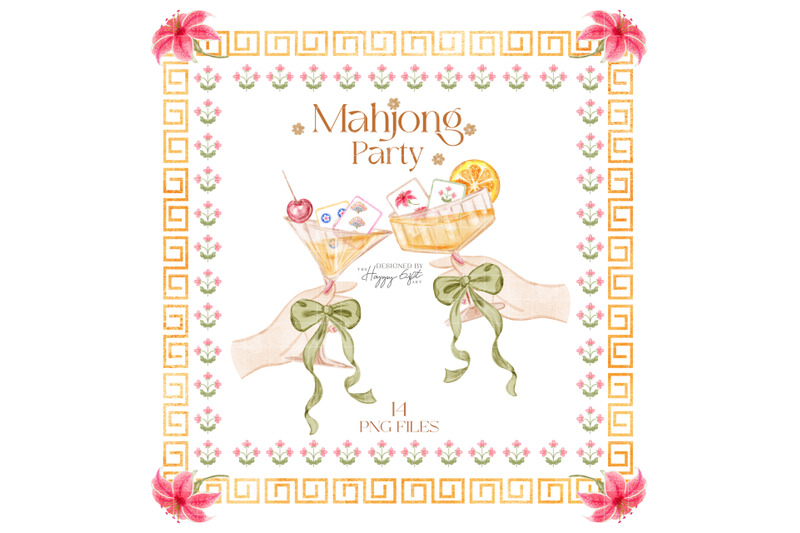 mahjong-cocktail-party-clipart