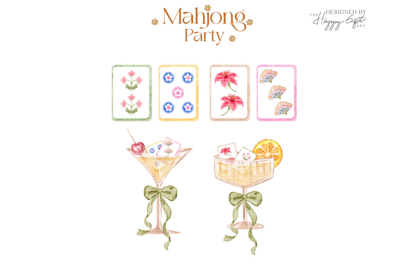 mahjong-cocktail-party-clipart