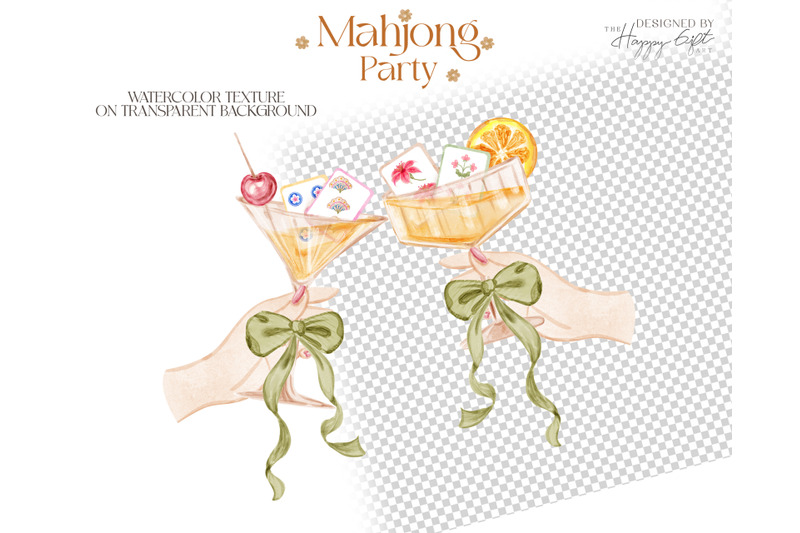 mahjong-cocktail-party-clipart