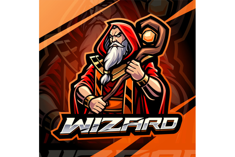 wizard-esport-mascot-logo-design