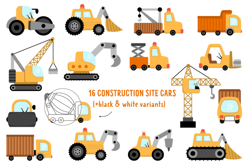 construction-site-clipart-seamless-patterns-designs-collection