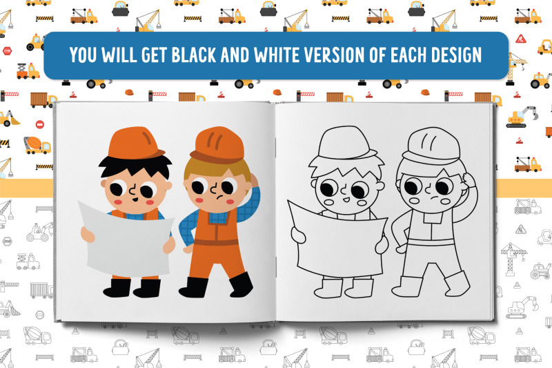 construction-site-clipart-seamless-patterns-designs-collection