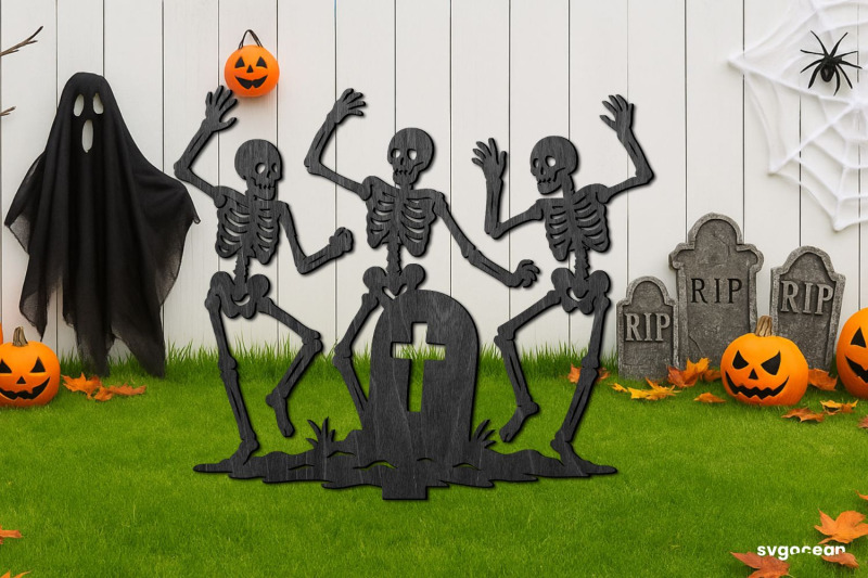 skeleton-garden-stake-laser-cut