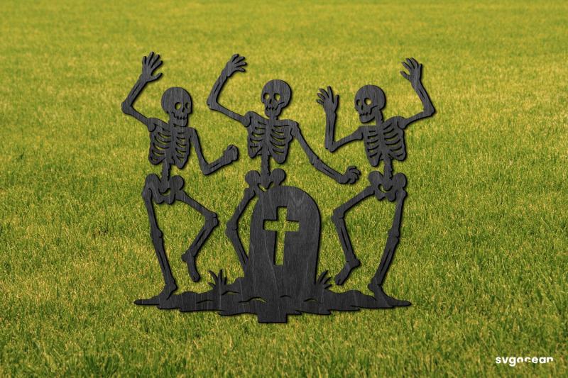 skeleton-garden-stake-laser-cut
