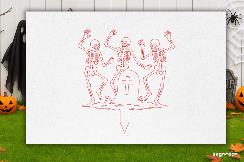 skeleton-garden-stake-laser-cut