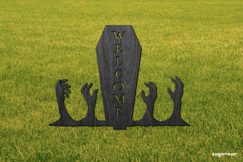 welcome-halloween-garden-stake-laser-cut