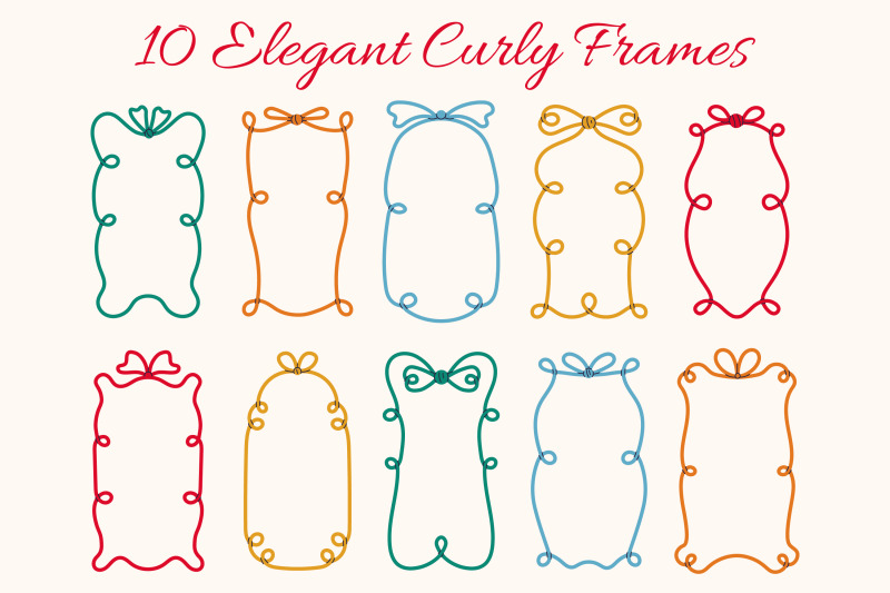 vintage-tied-bow-frames-png-clipart