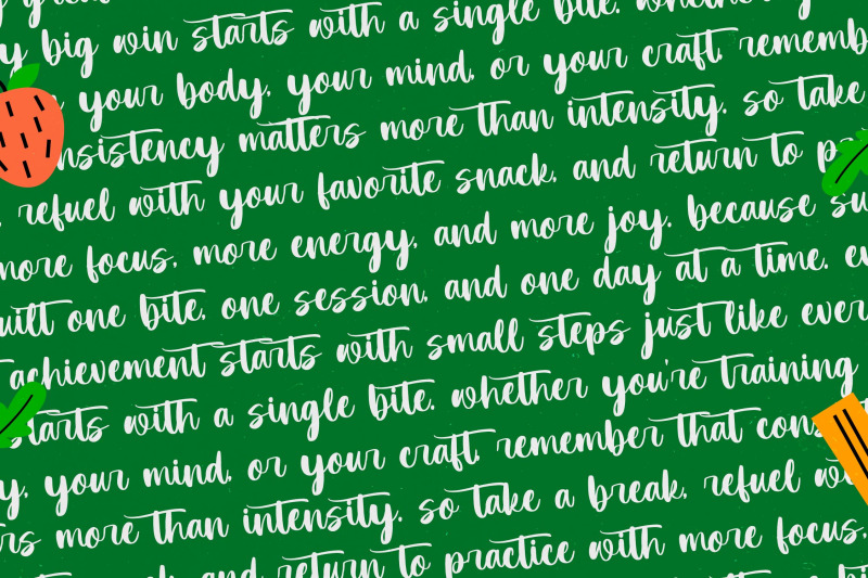 practice-snack-bold-handwritten-font