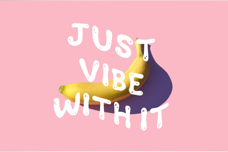 banana-bread-bubble-font