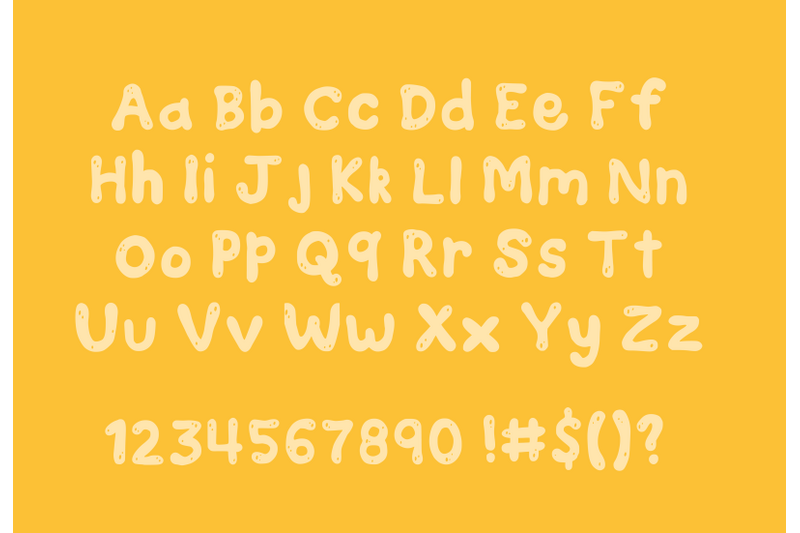 banana-bread-bubble-font